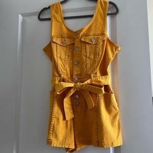 NWOT Denim Romper